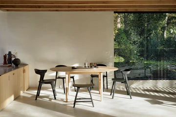 bok extendable dining table by ethnicraft at adorn.house
