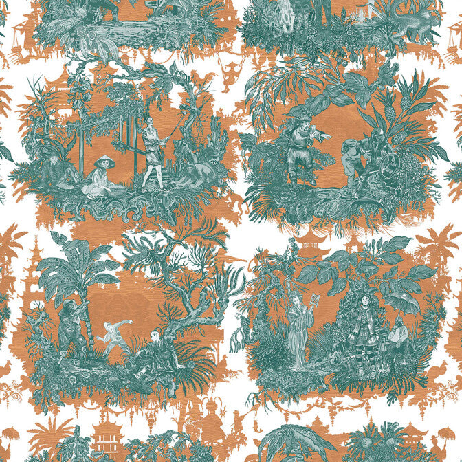 chinoiserie toile wallpaper by timorous beasties on adorn.house