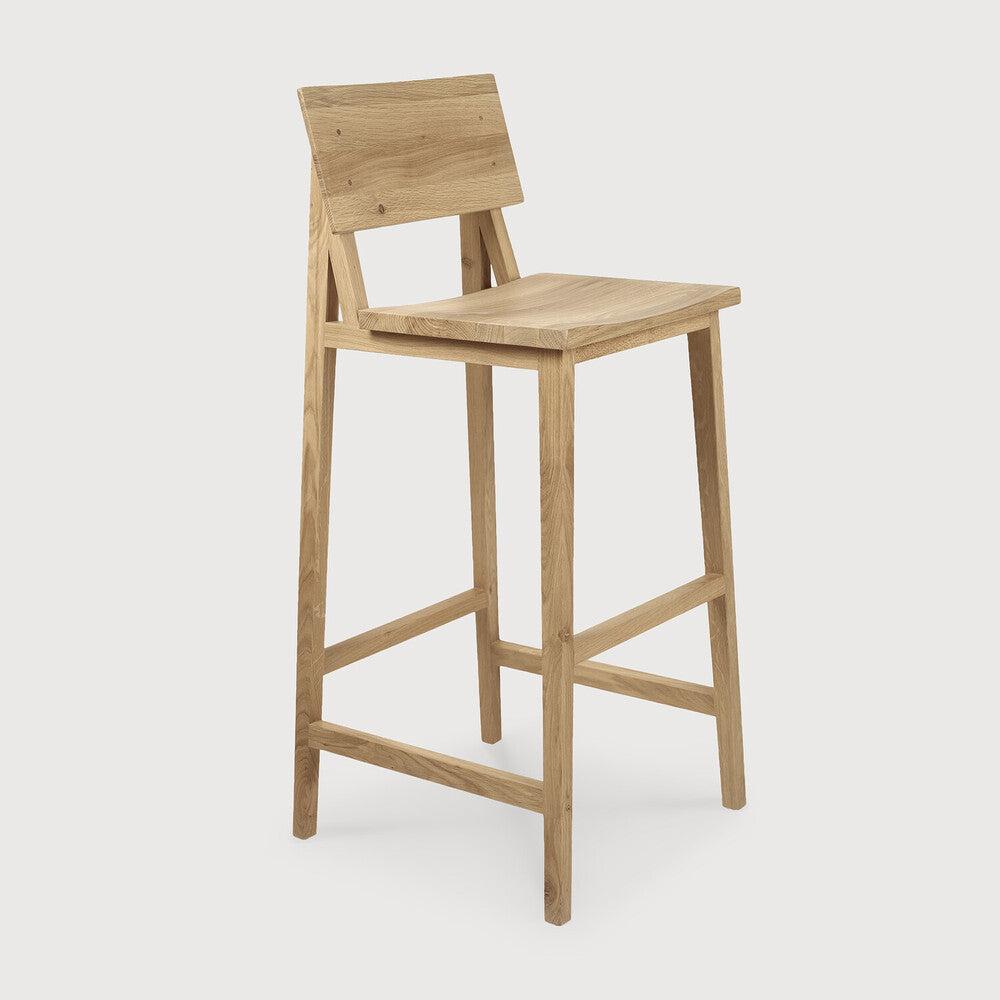 n4 bar stool by ethnicraft at adorn.house