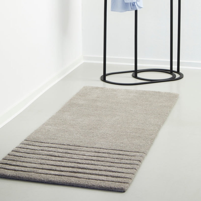 kyoto rug 80 x 200 cm grey by woud at adorn.house