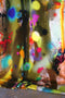 graffiti stripe velvet fabric, timorous beasties, fabric, - adorn.house