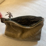 Handmade bag - taupe mohair