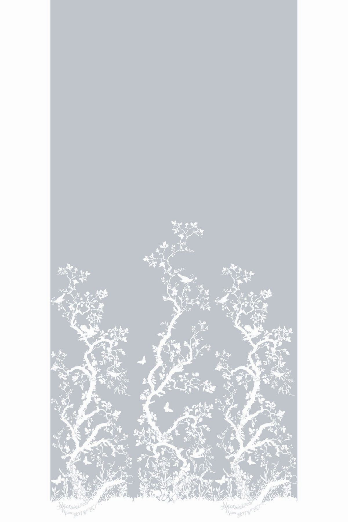 birdbranch hand printed wallpaper panel by timorous beasties wallpaper on adorn.house