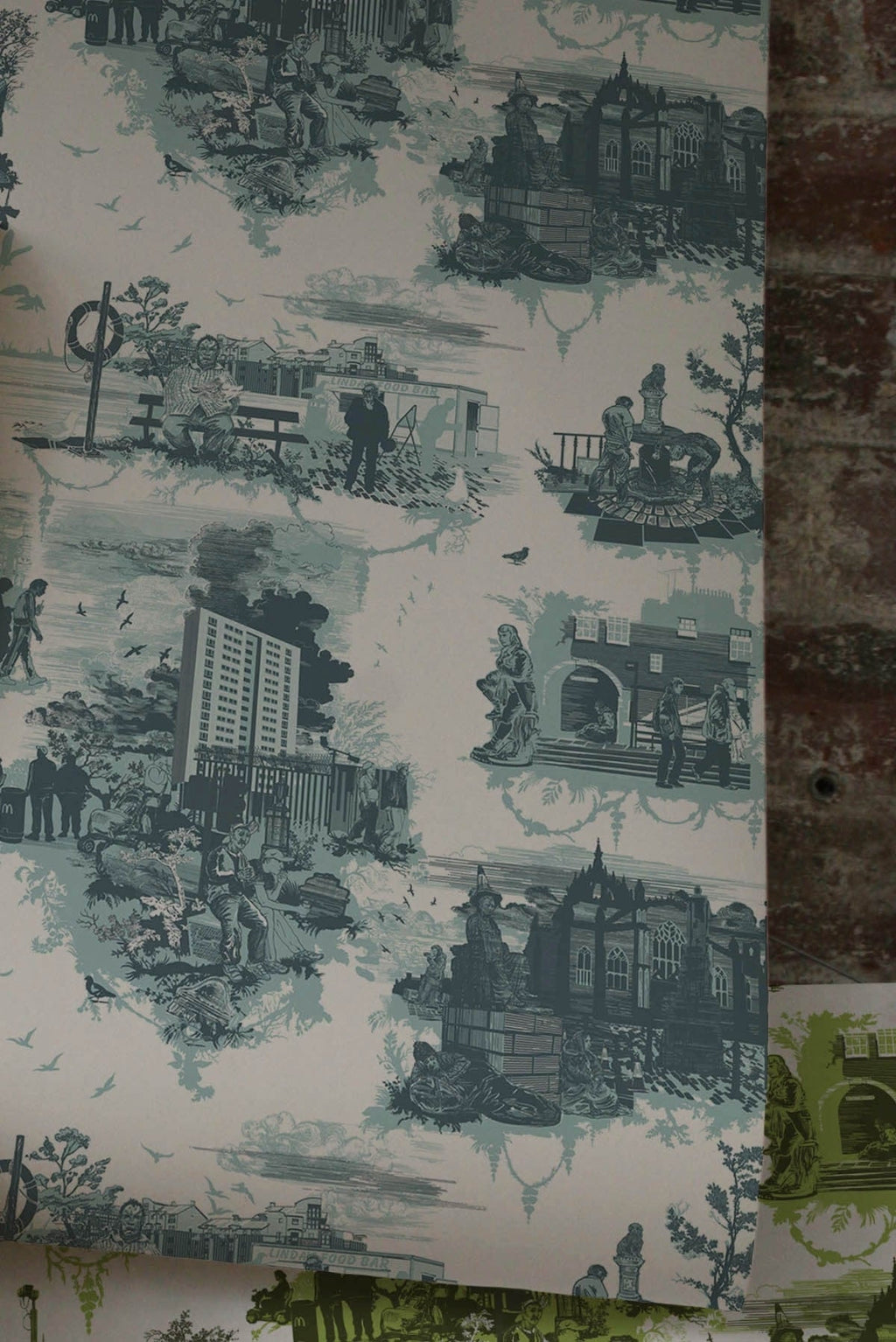 edinburgh toile wallpaper by timorous beasties on adorn.house