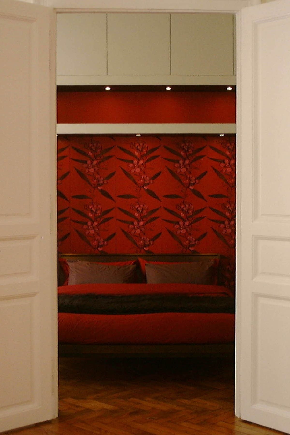 oriental orchid  hand printed wallpaper by timorous beasties on adorn.house