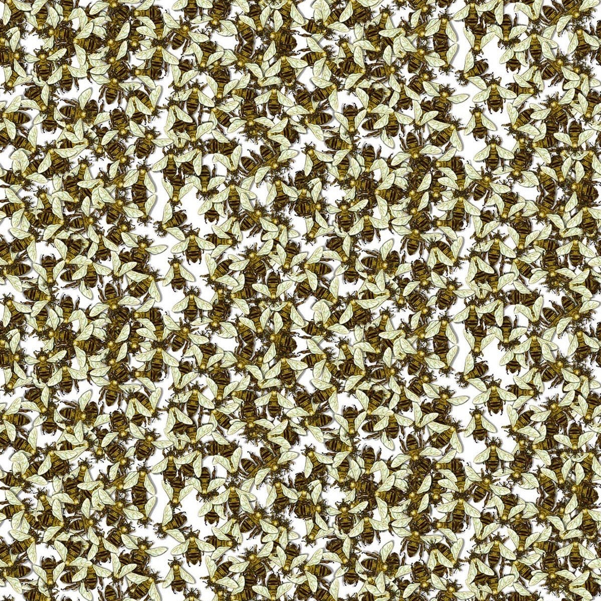 wild honey bee allover wallpaper by timorous beasties on adorn.house