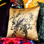 gold on golden oriole cushion by timorous beasties on adorn.house