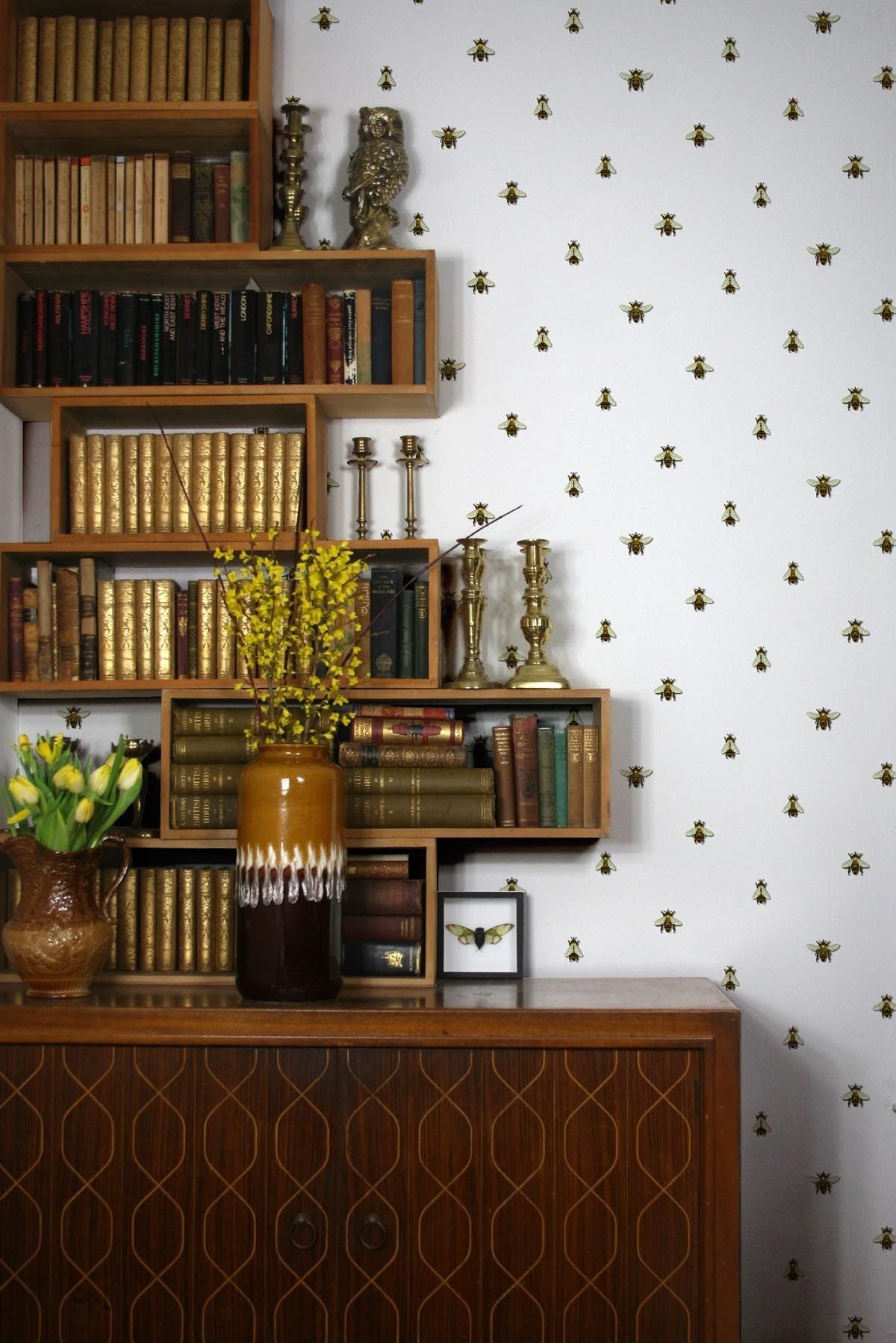 wild honey bee spot wallpaper by timorous beasties on adorn.house