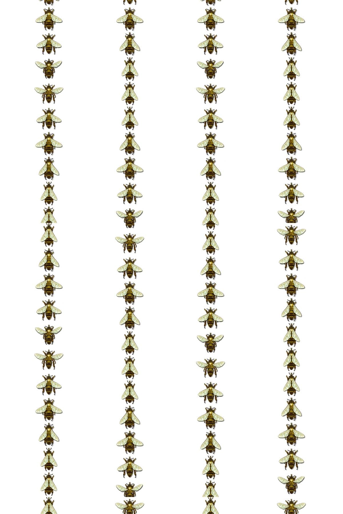 wild honey bee stripe wallpaper by timorous beasties on  adorn.house