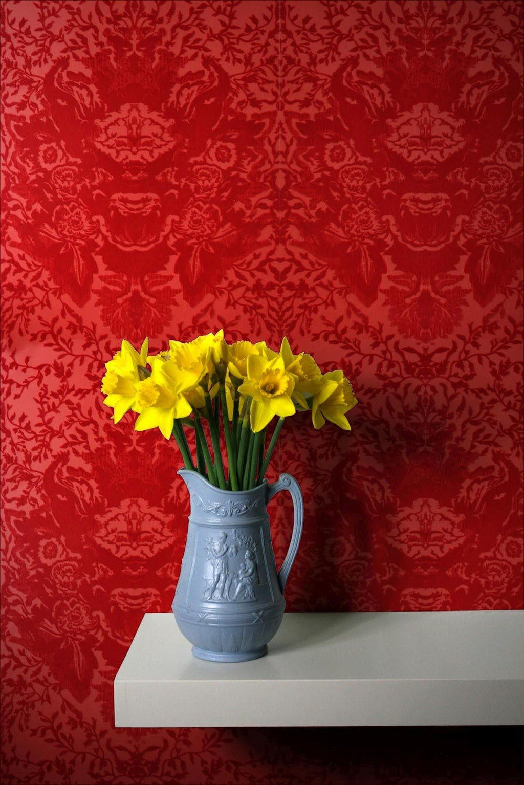 devil damask flock wallpaper by timorous beasties on adorn.house