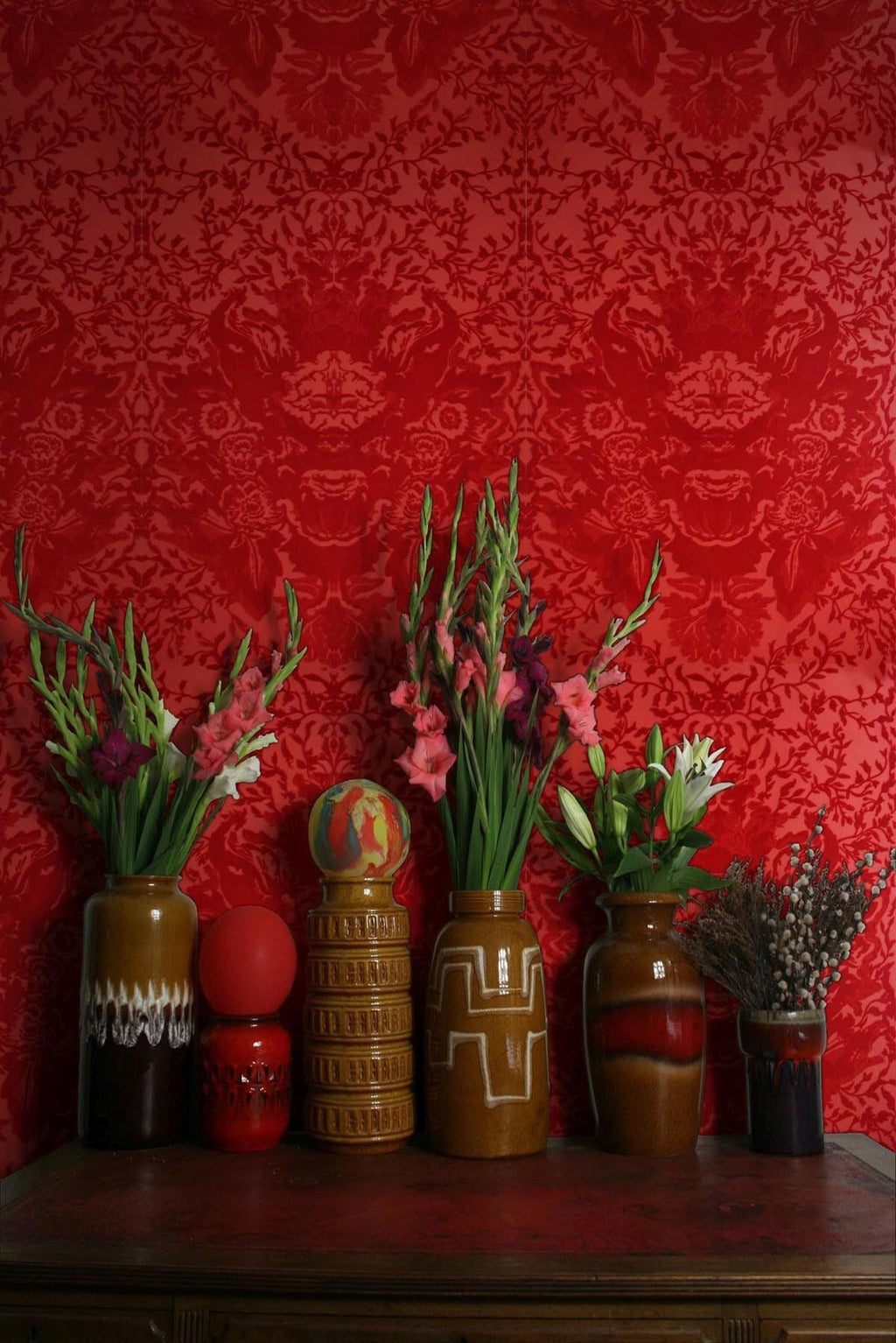 devil damask flock wallpaper by timorous beasties on adorn.house