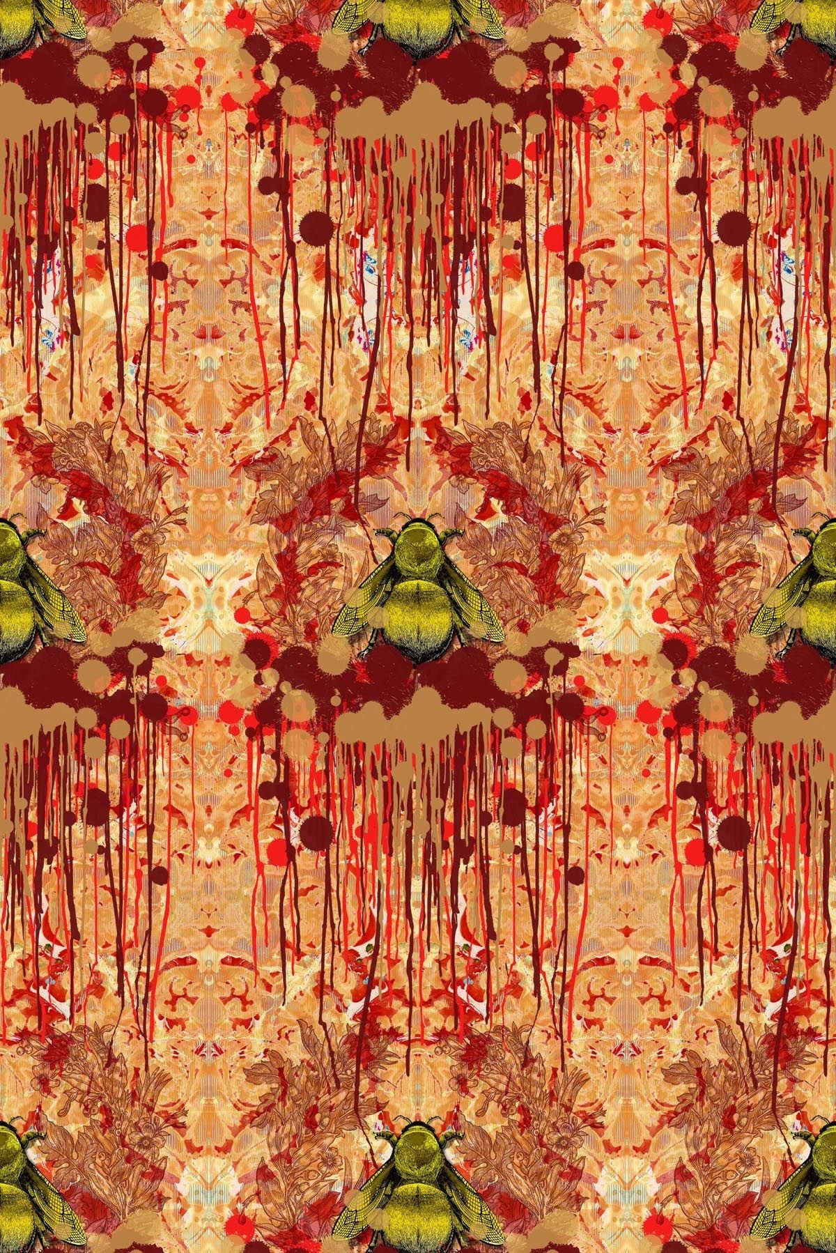 bloody empire  wallpaper by timorous beasties on adorn.house