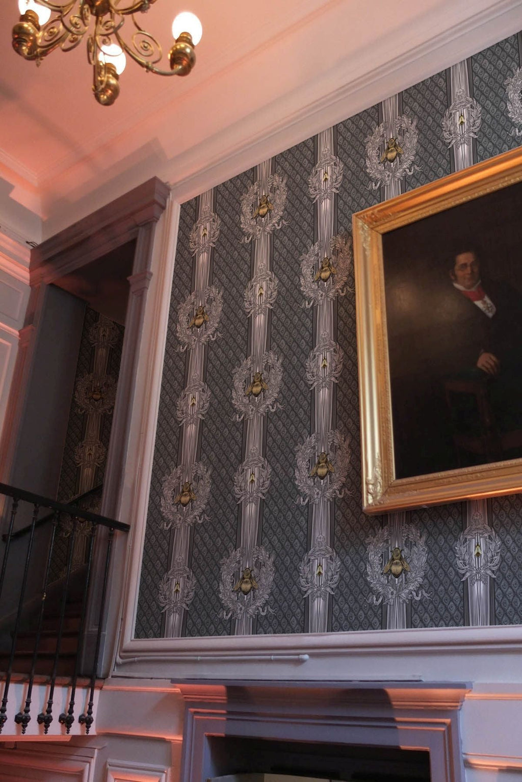 civic bee wallpaper by timorous beasties on adorn.house