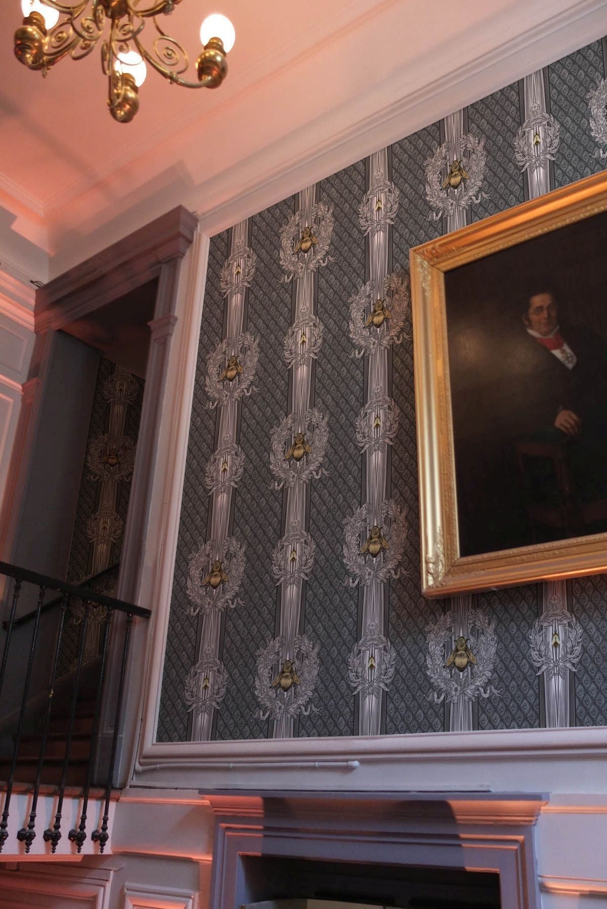 civic bee wallpaper by timorous beasties on adorn.house