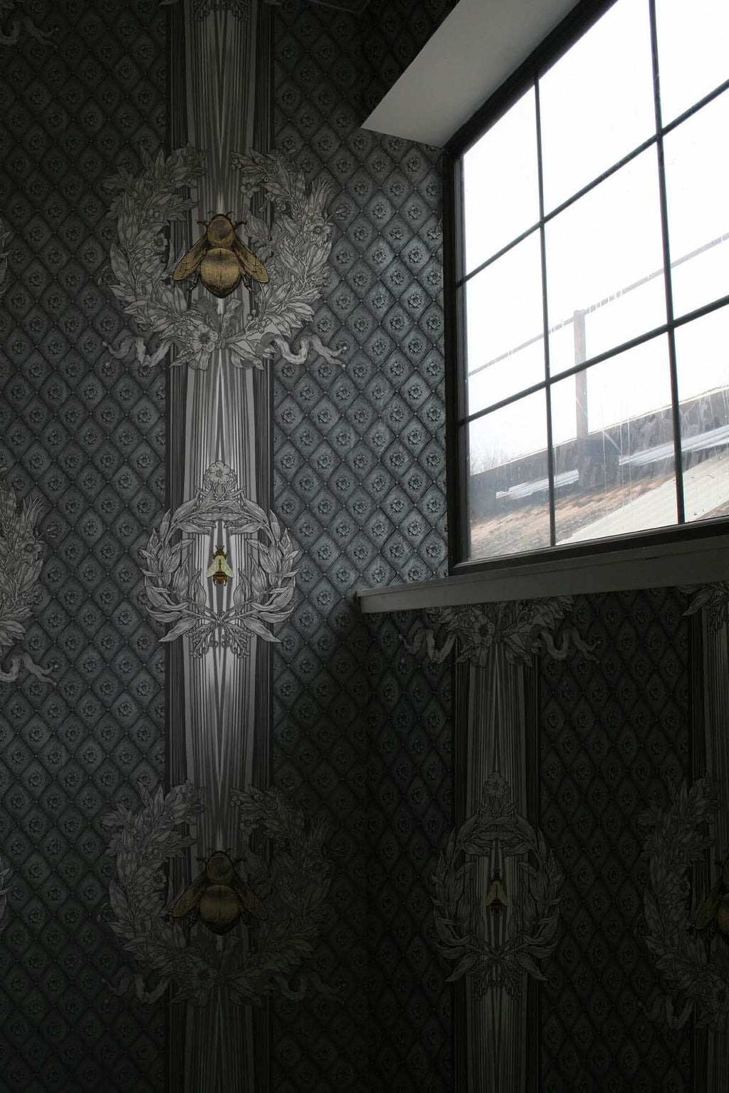civic bee wallpaper by timorous beasties on adorn.house
