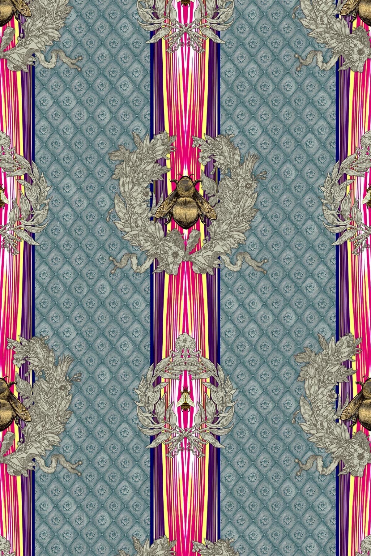 civic bee wallpaper by timorous beasties on adorn.house