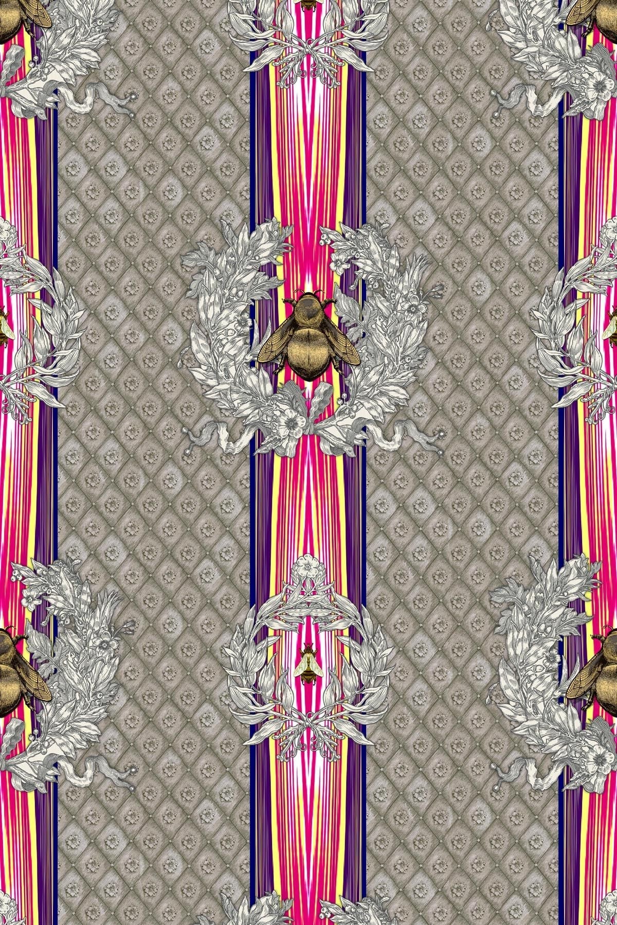 civic bee wallpaper by timorous beasties on adorn.house