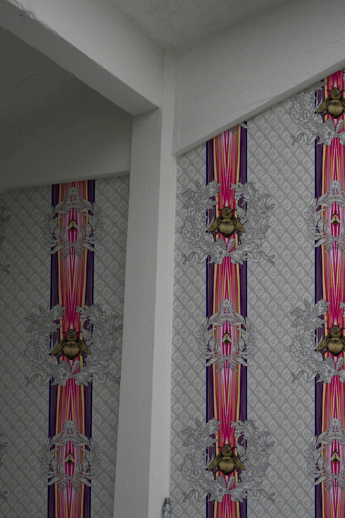 civic bee wallpaper by timorous beasties on adorn.house