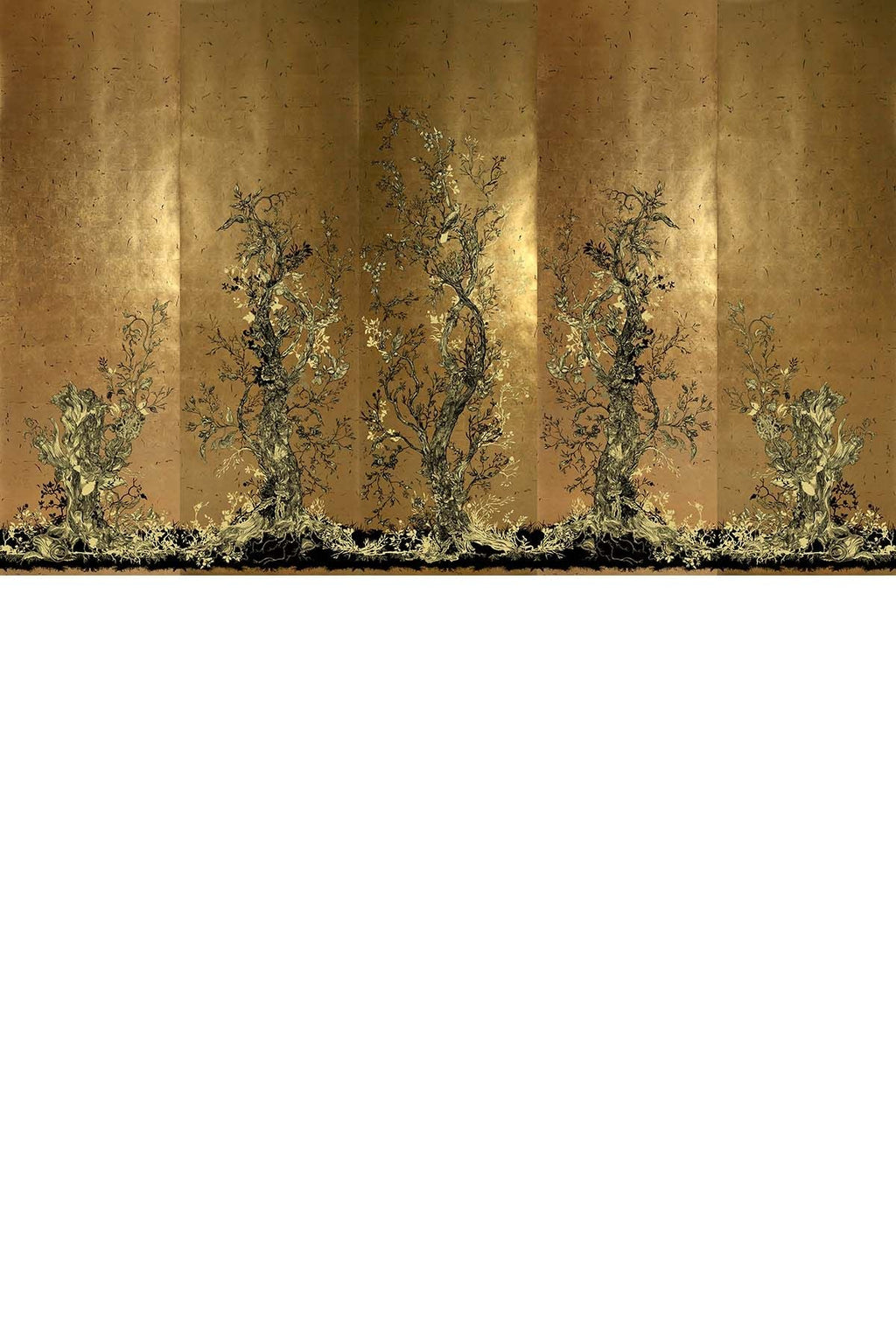 golden oriole wallpaper panels by timorous beasties on adorn.house