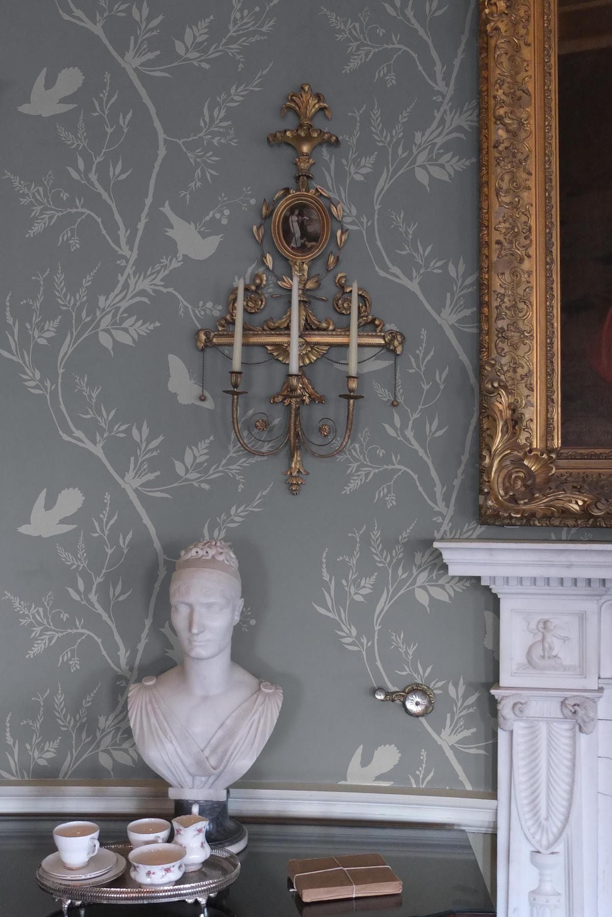 birdbranch stripe wallpaper by timorous beasties on adorn.house