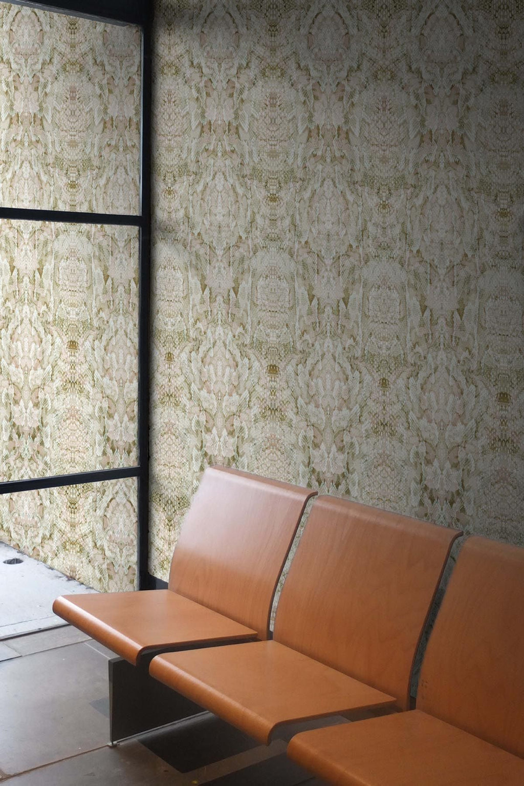 snakeskin damask superwide wallpaper panel by timorous beasties on adorn.house