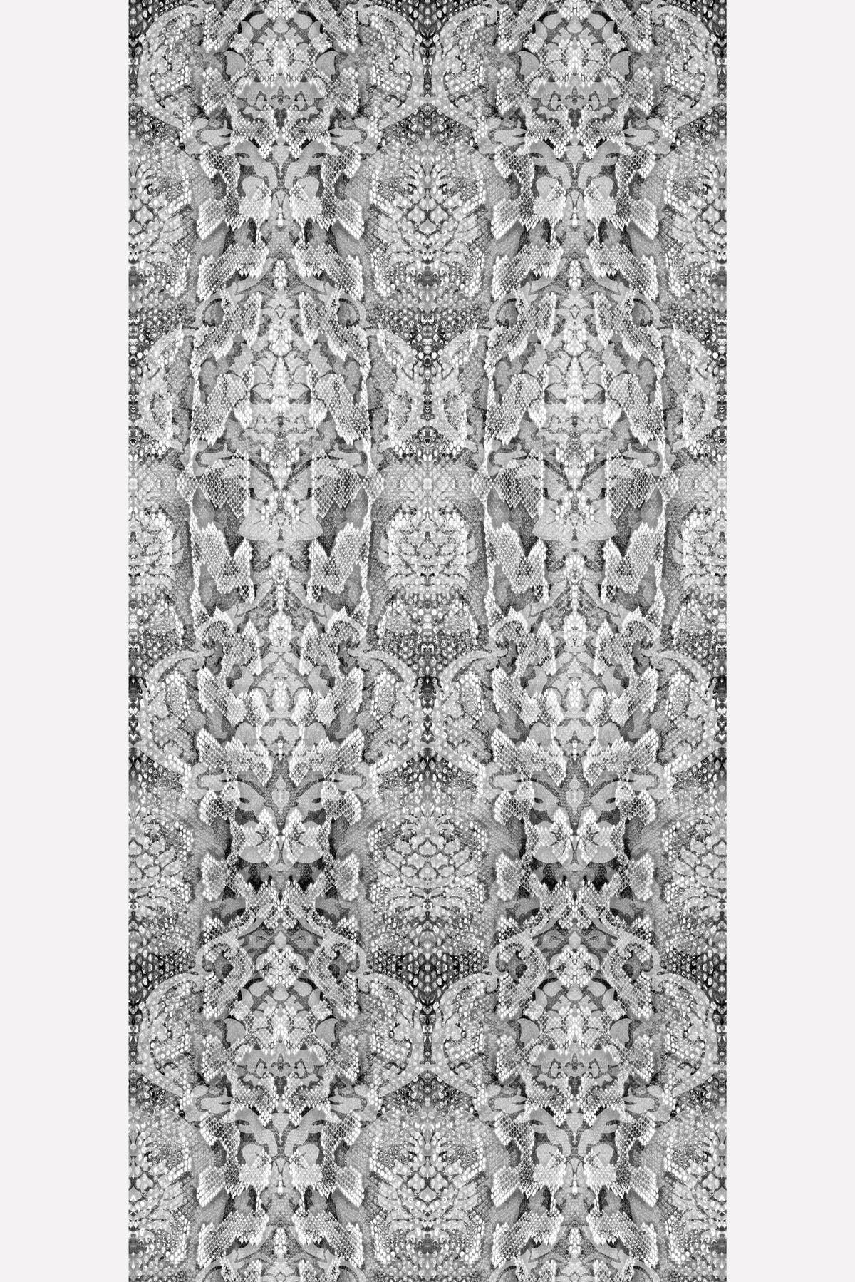 snakeskin damask superwide wallpaper panel by timorous beasties on adorn.house