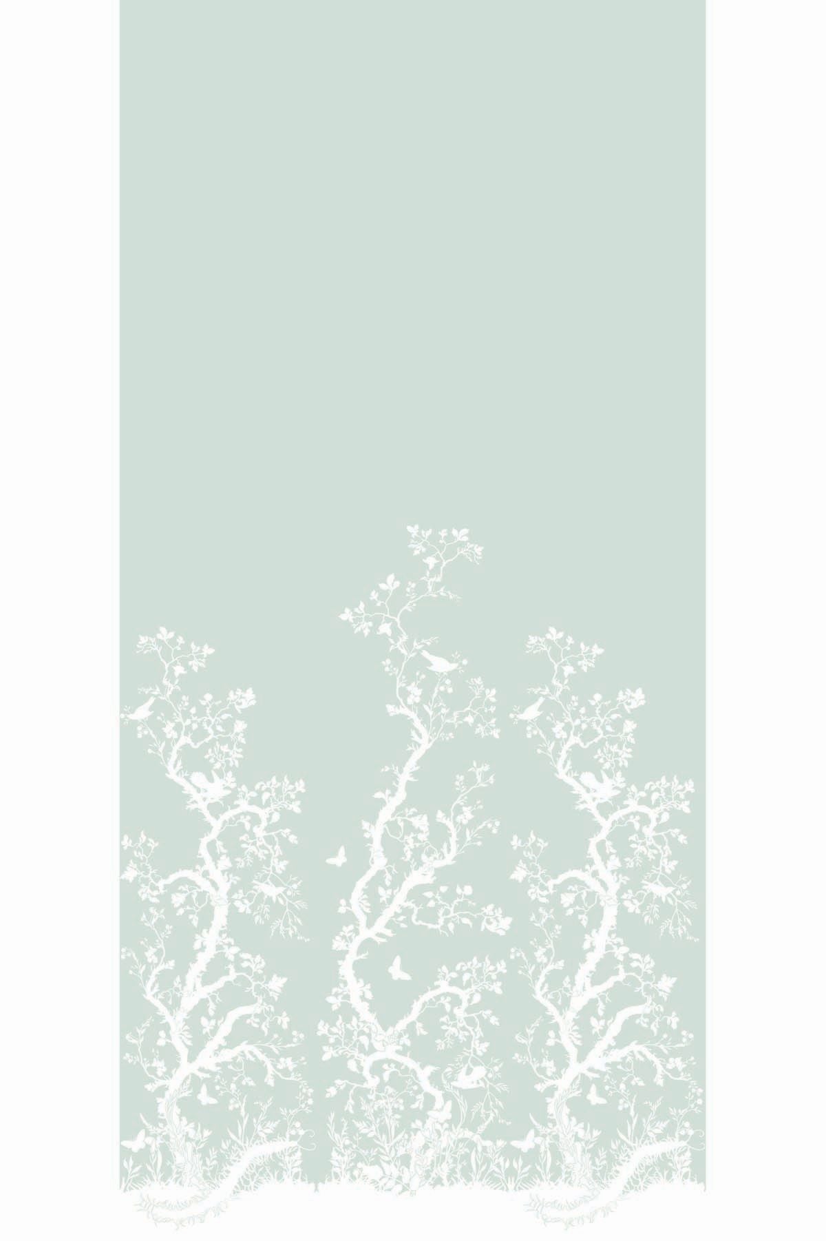 birdbranch hand printed wallpaper panel by timorous beasties wallpaper on adorn.house