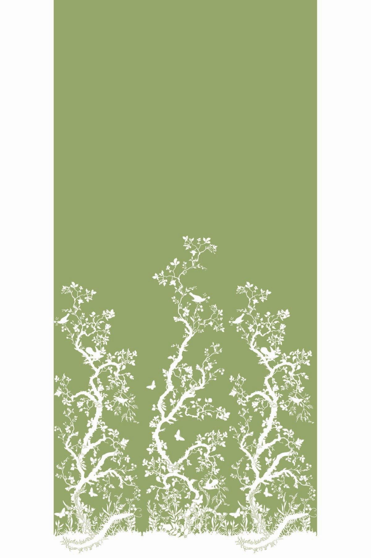 birdbranch hand printed wallpaper panel by timorous beasties wallpaper on adorn.house