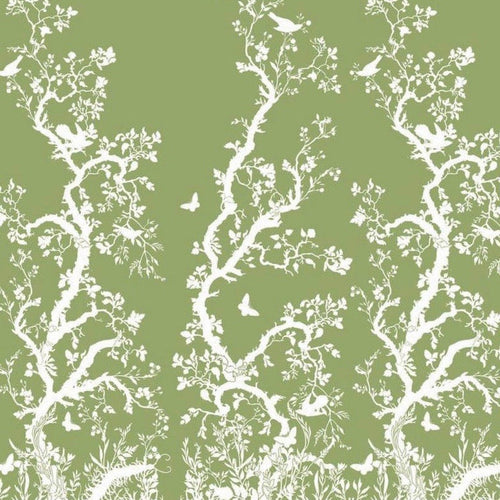 birdbranch hand printed wallpaper panel by timorous beasties wallpaper on adorn.house