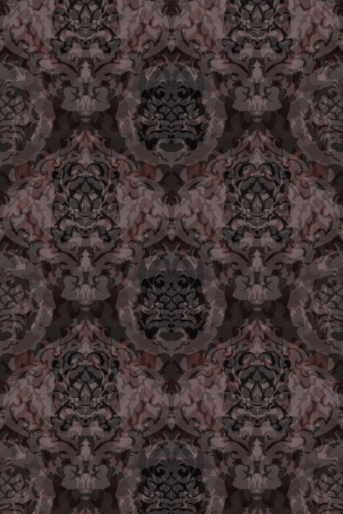 skull damask superwide wallpaper by timorous beasties on adorn.house