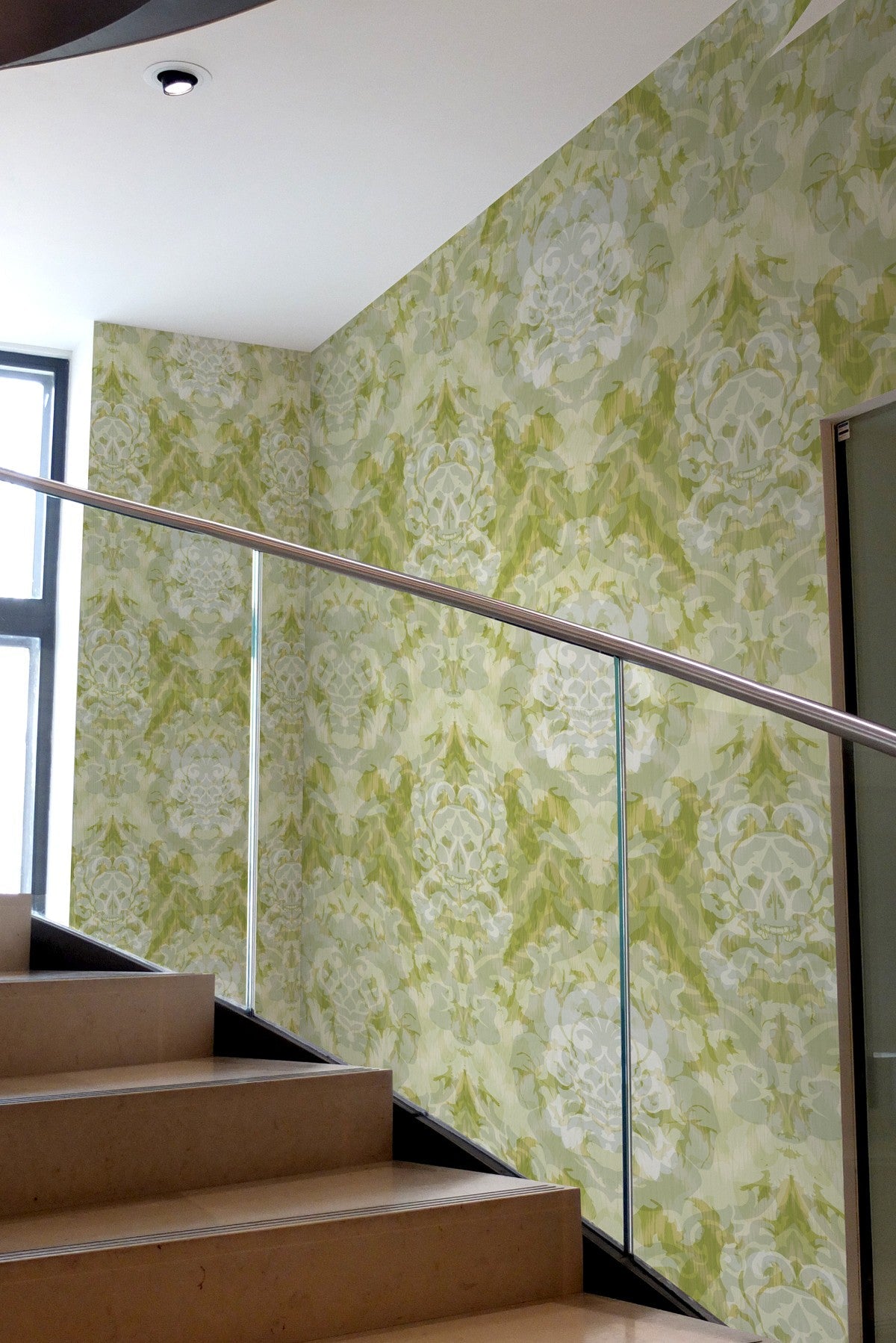 skull damask superwide wallpaper by timorous beasties on adorn.house