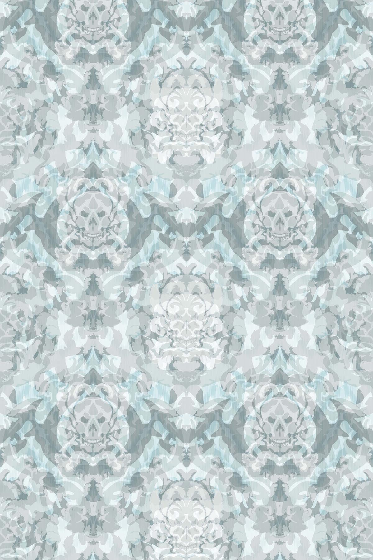 skull damask superwide wallpaper by timorous beasties on adorn.house
