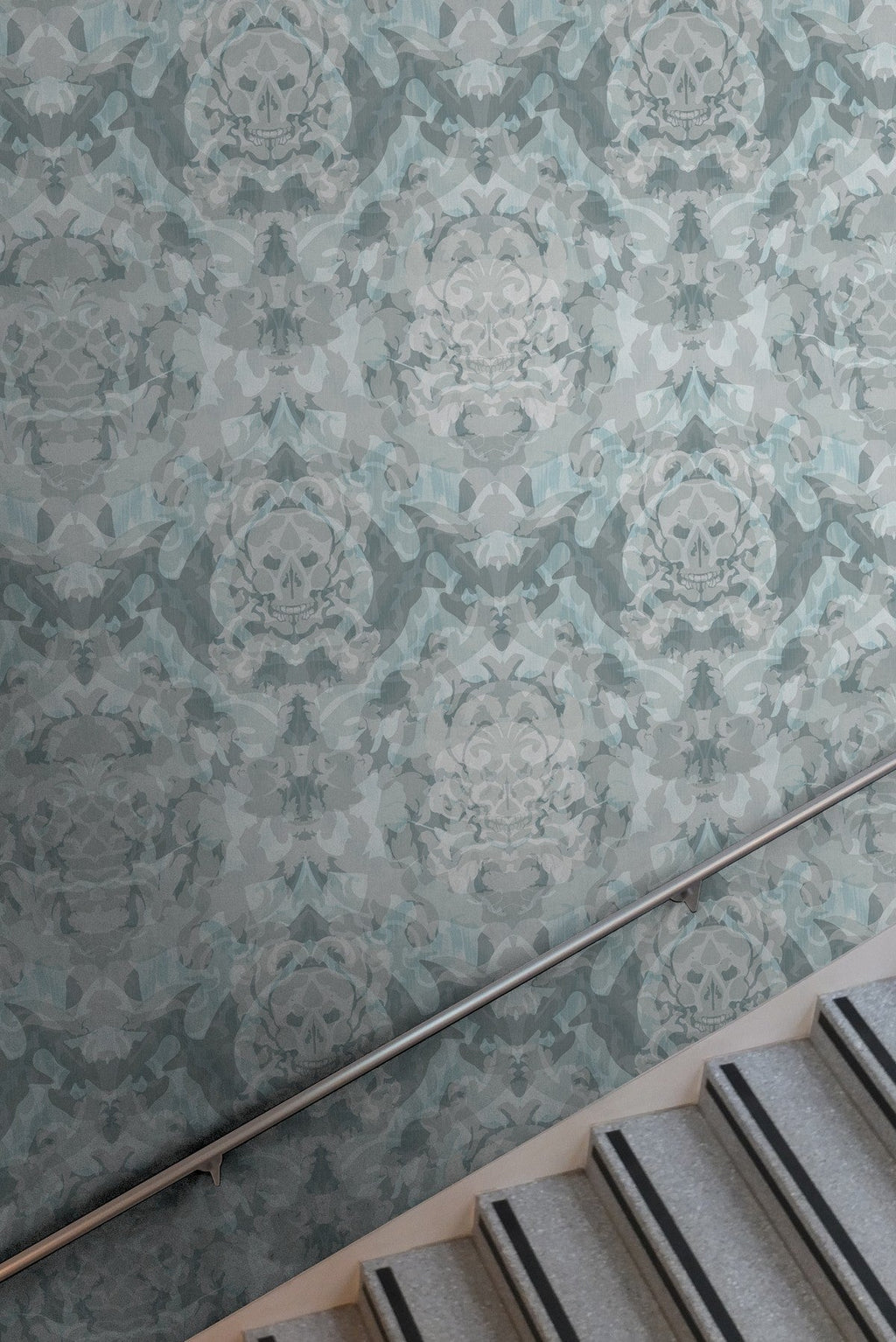 skull damask superwide wallpaper by timorous beasties on adorn.house