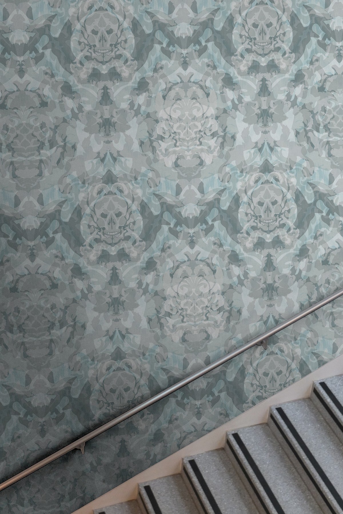 skull damask superwide wallpaper by timorous beasties on adorn.house