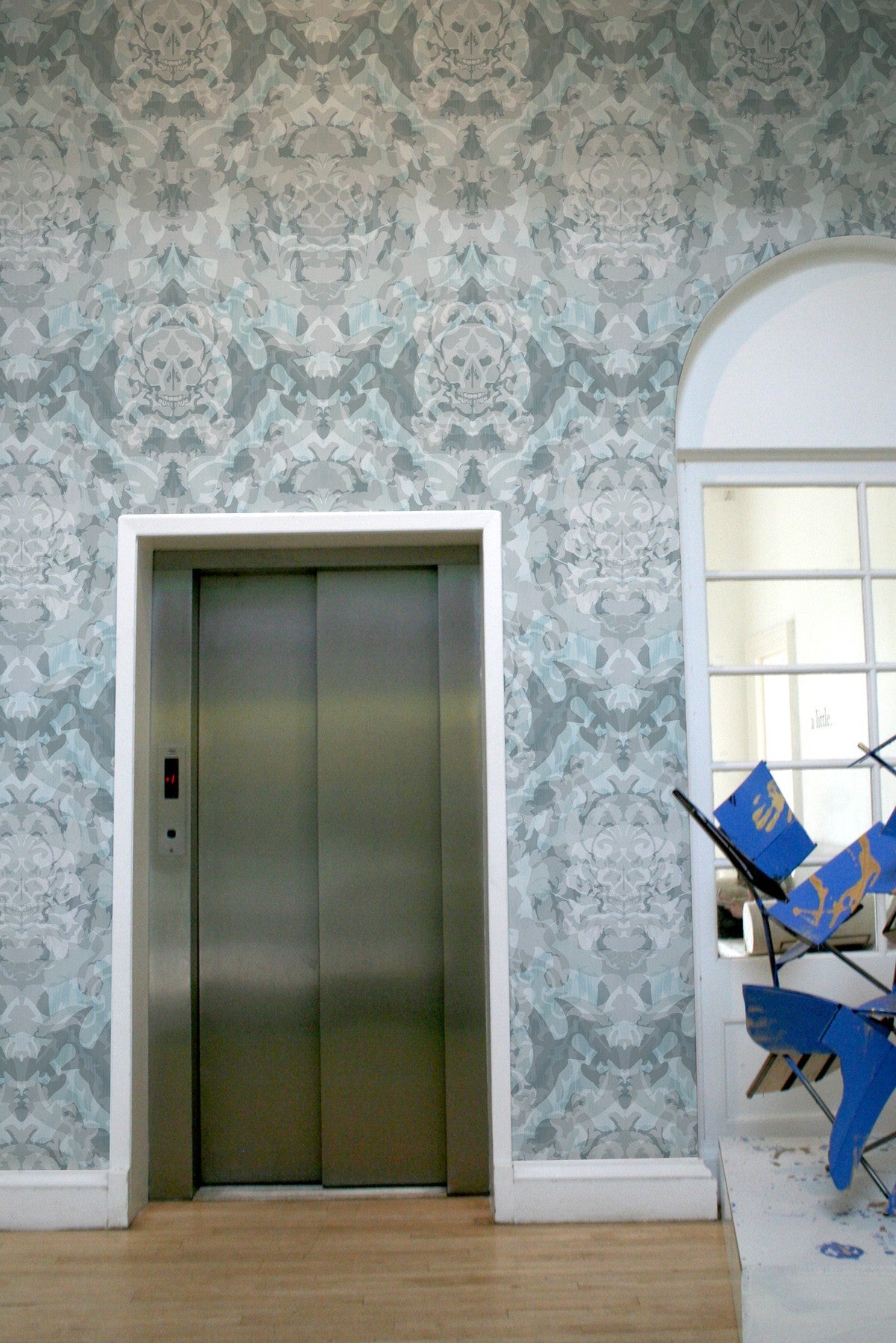 skull damask superwide wallpaper by timorous beasties on adorn.house