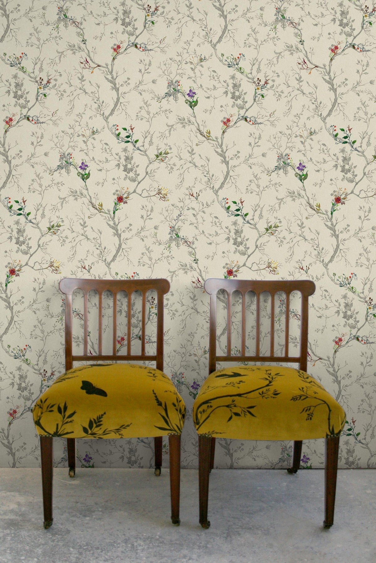 ruskin floral wallpaper by timorous beasties on adorn.house