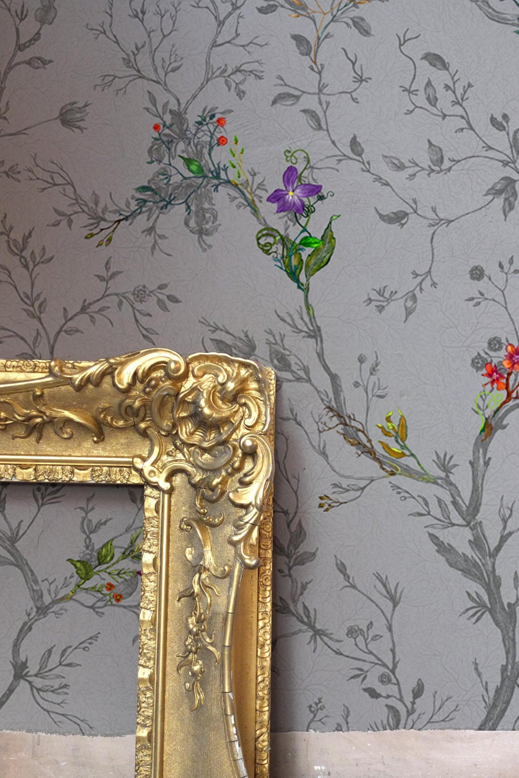 ruskin floral wallpaper by timorous beasties on adorn.house