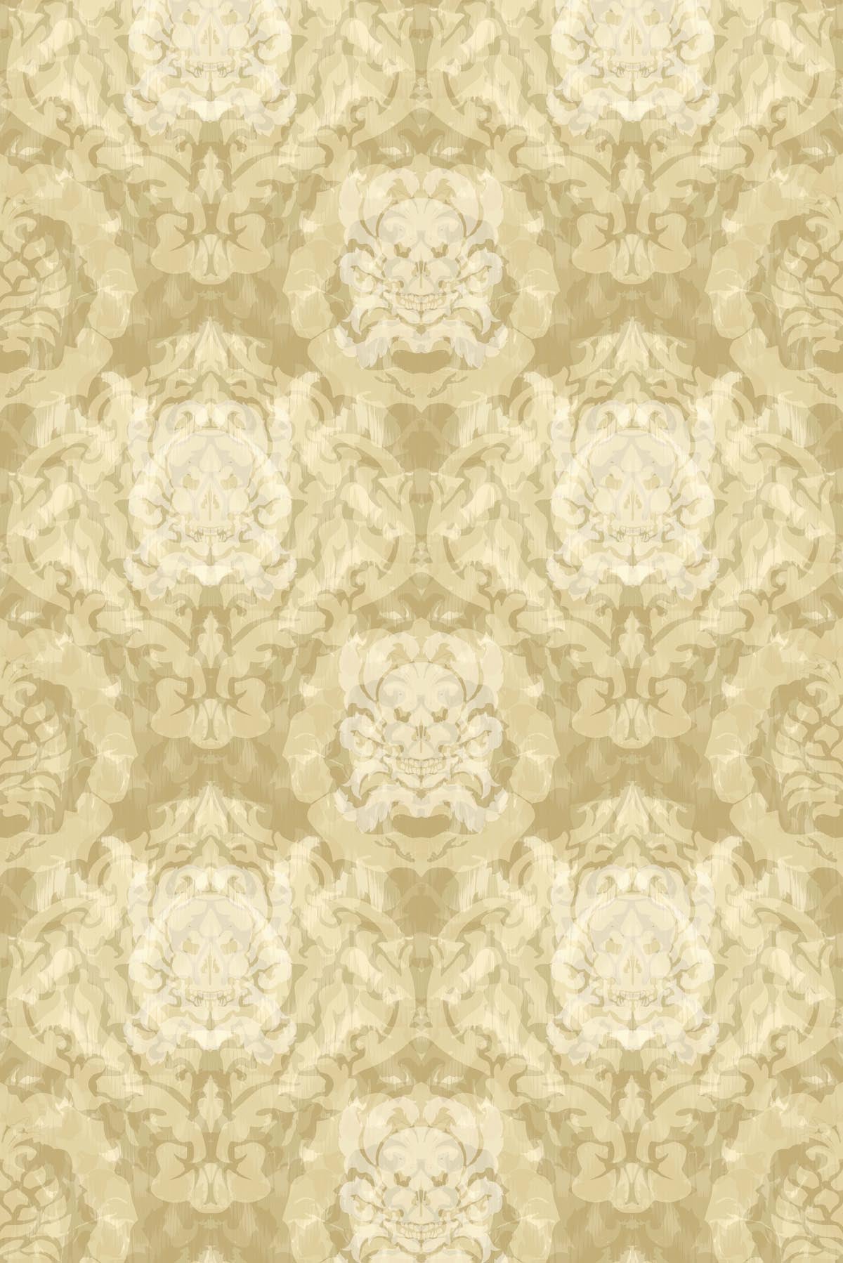 skull damask superwide wallpaper by timorous beasties on adorn.house