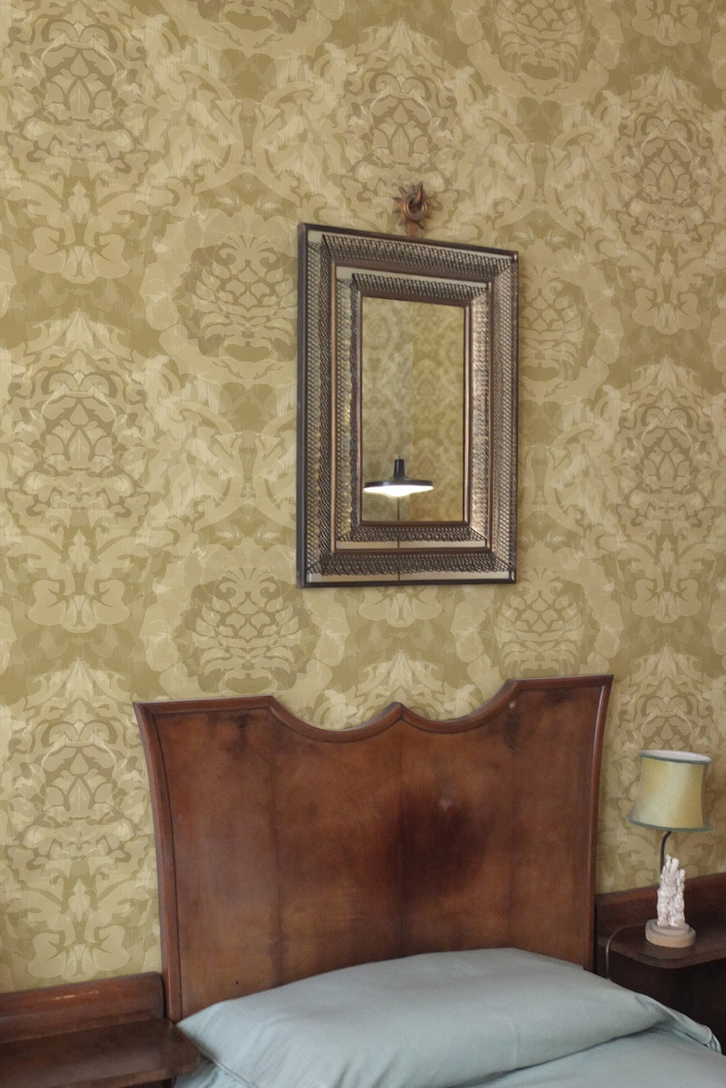 skull damask superwide wallpaper by timorous beasties on adorn.house