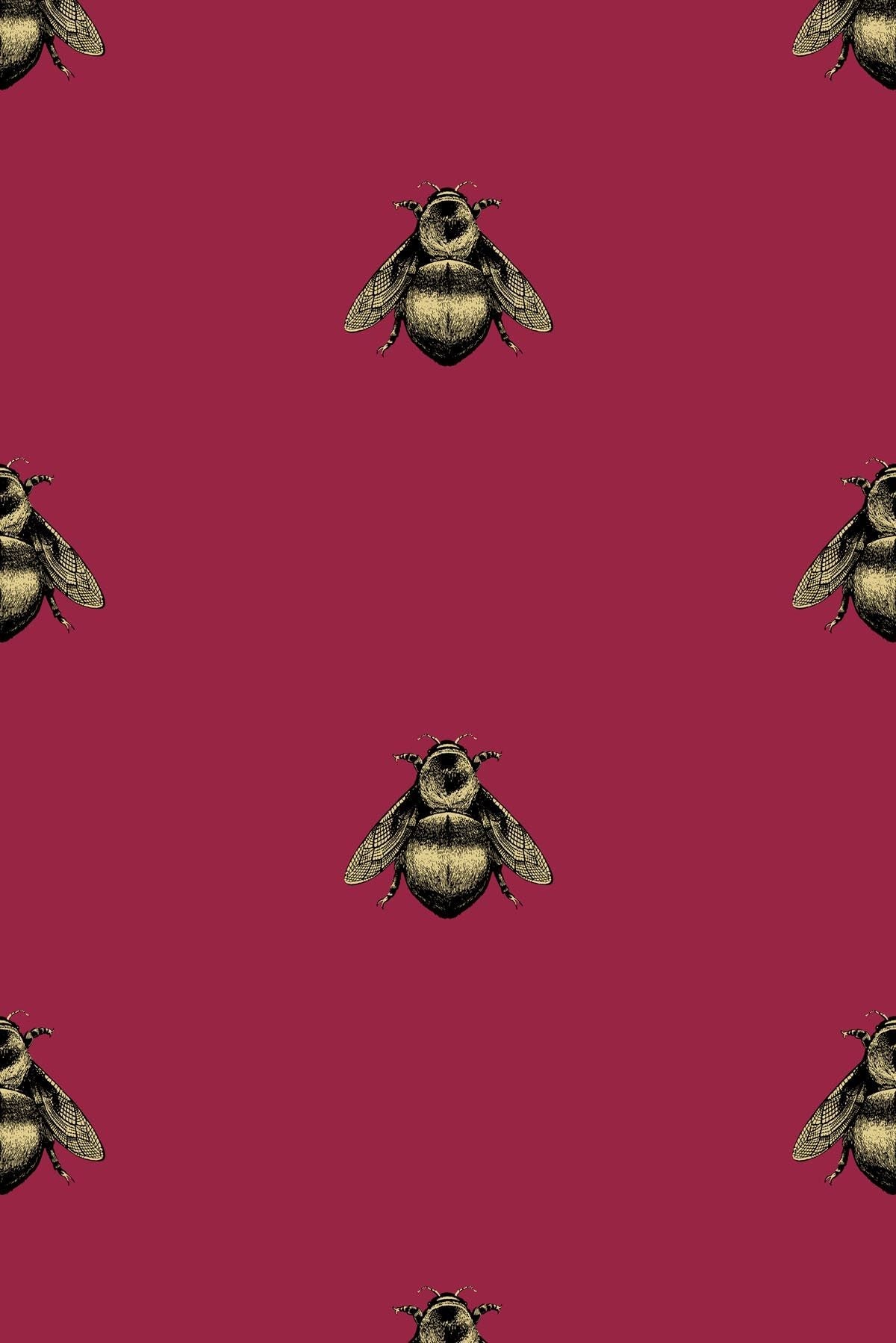 napoleon bee wallpaper by timorous beasties, wallpaper on adorn.house
