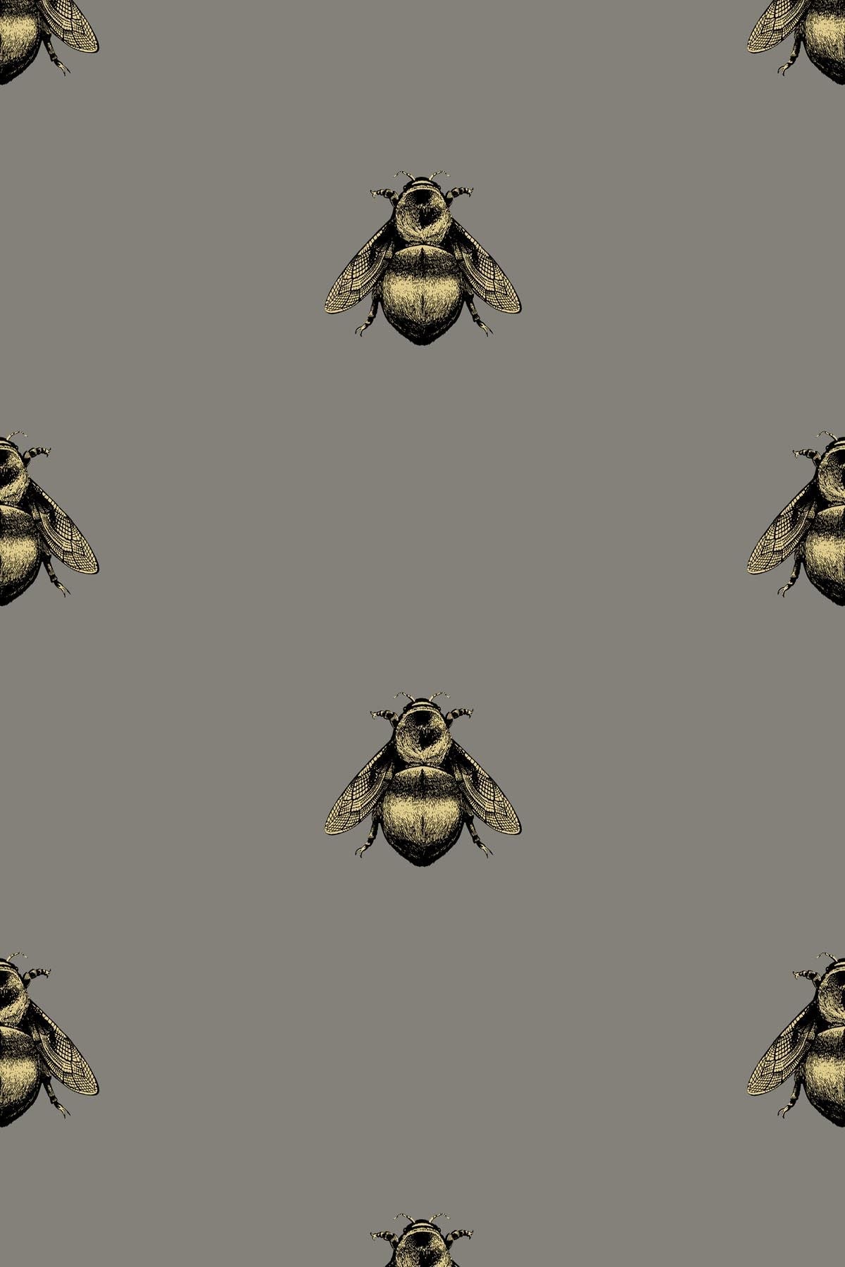 napoleon bee wallpaper by timorous beasties, wallpaper on adorn.house