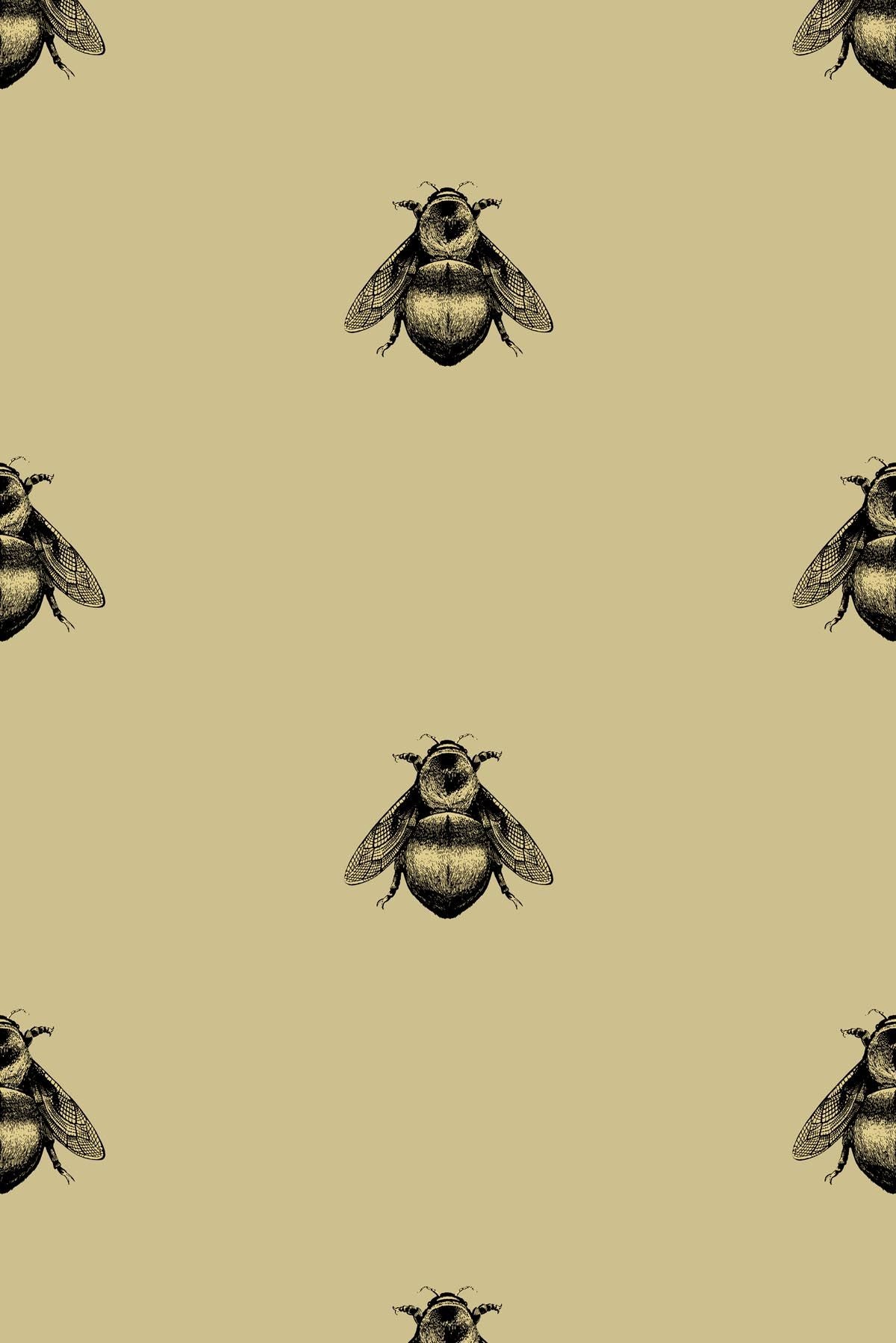napoleon bee wallpaper by timorous beasties, wallpaper on adorn.house