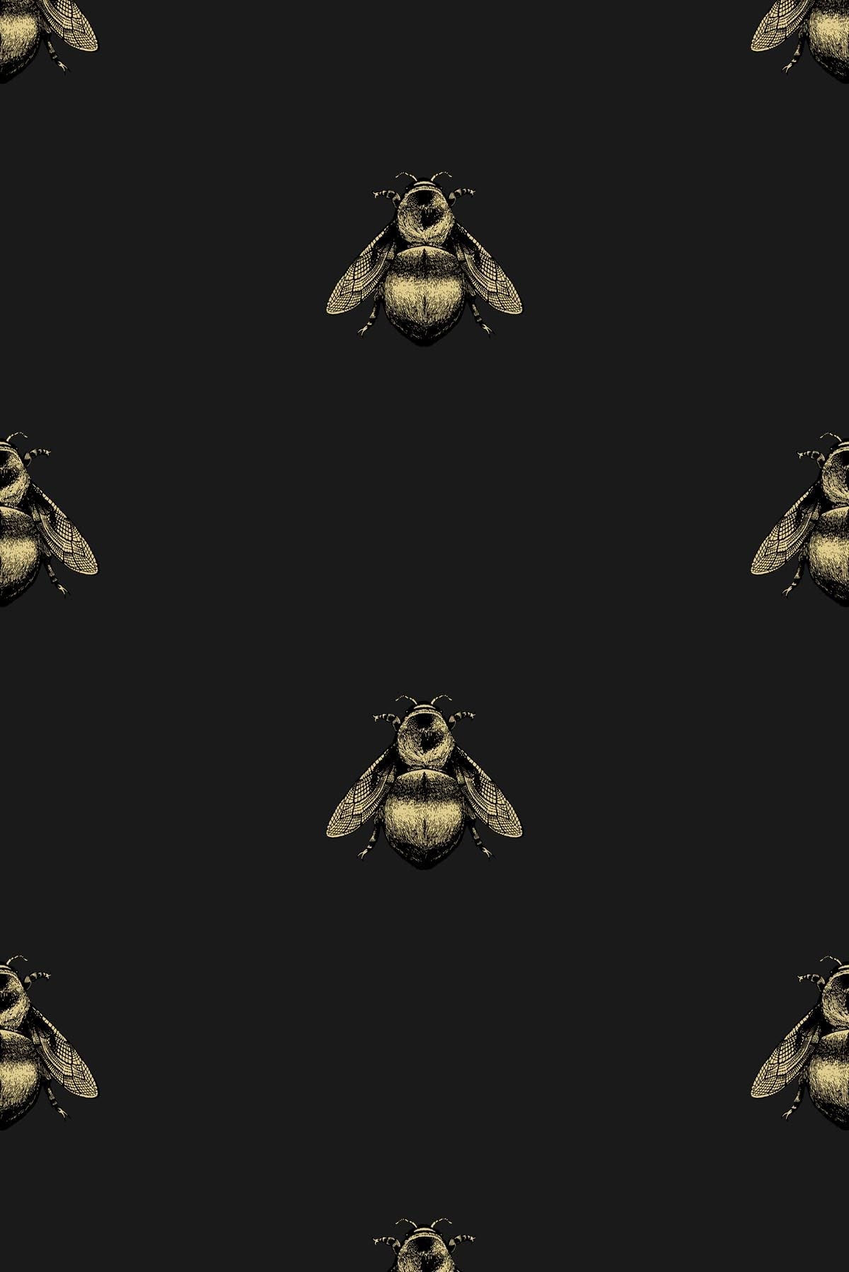 napoleon bee wallpaper by timorous beasties, wallpaper on adorn.house