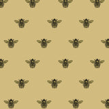 honey bee velvet fabric by timorous beasties on adorn.house