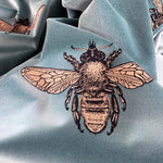 honey bee velvet fabric by timorous beasties on adorn.house