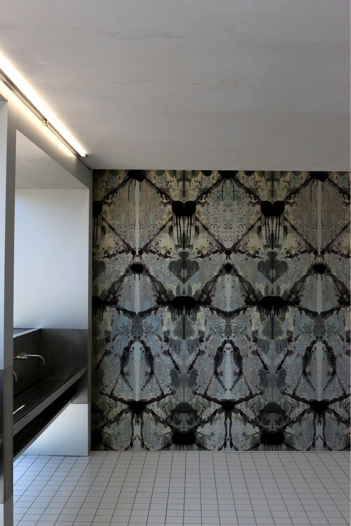 rorschach diamond blue grey panel wallpaper by timorous beasties on adorn.house