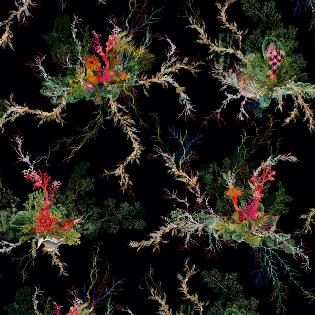 seaweed and shell wallpaper by timorous beasties on adorn.house
