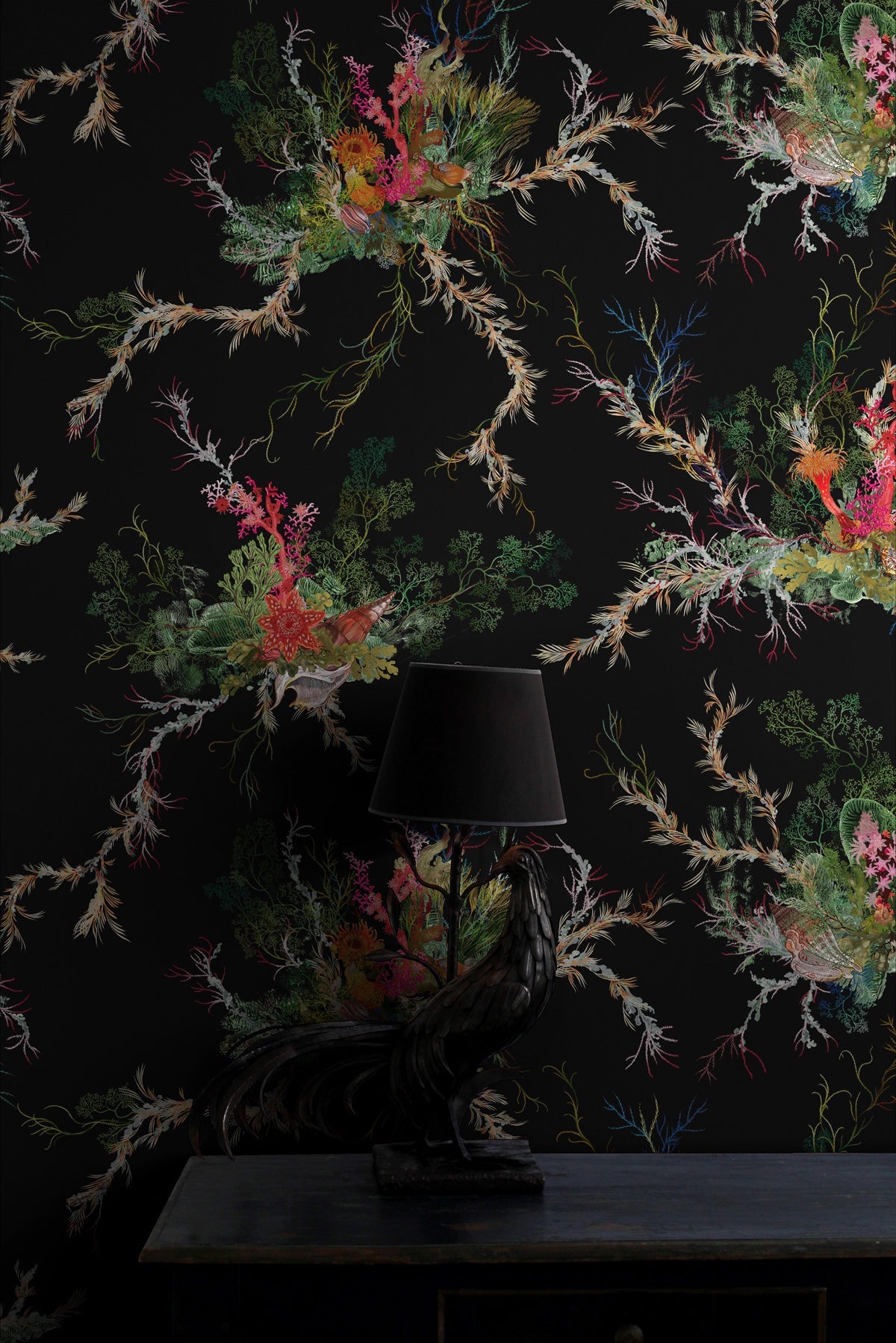 seaweed and shell wallpaper by timorous beasties on adorn.house