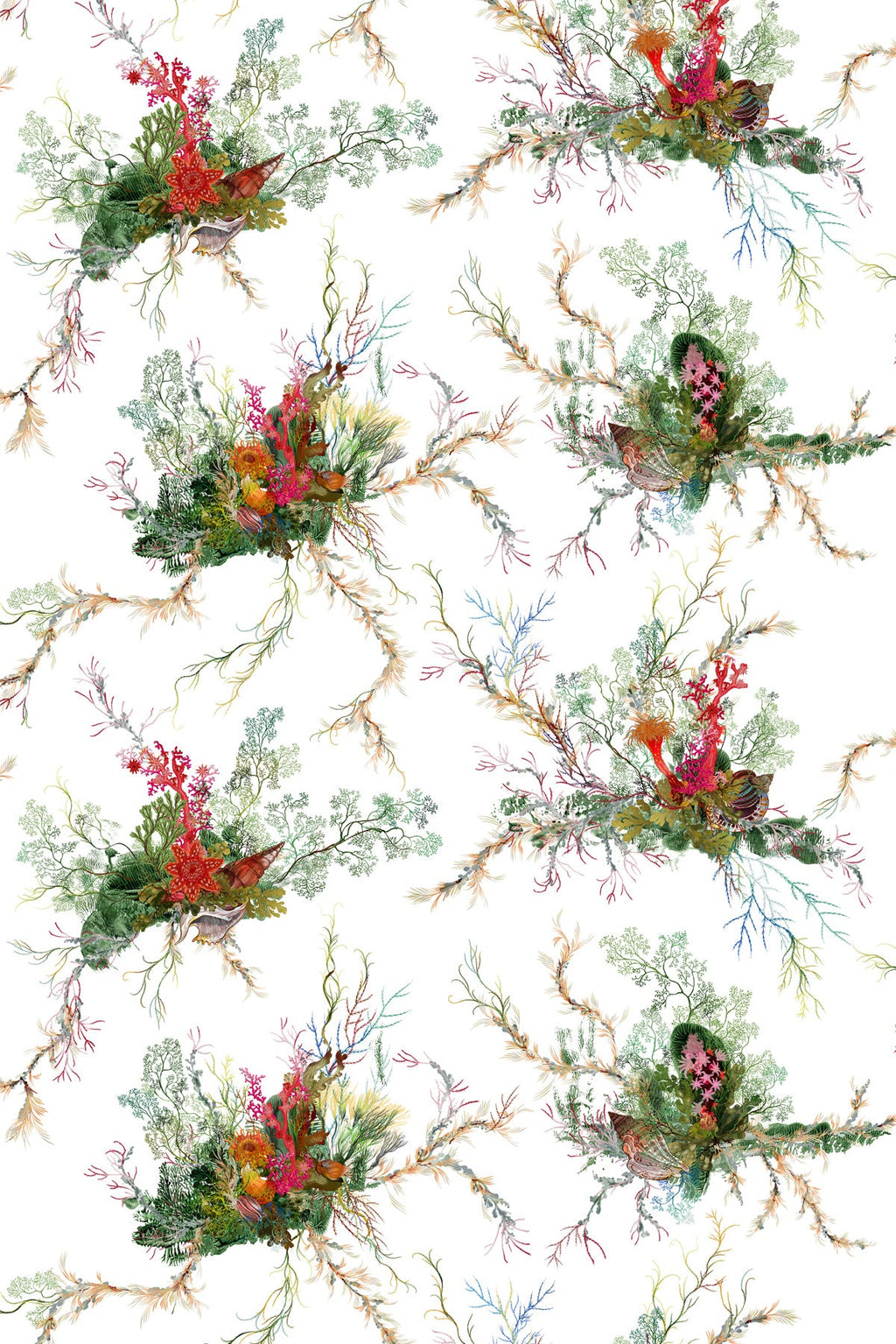 seaweed and shell wallpaper by timorous beasties on adorn.house