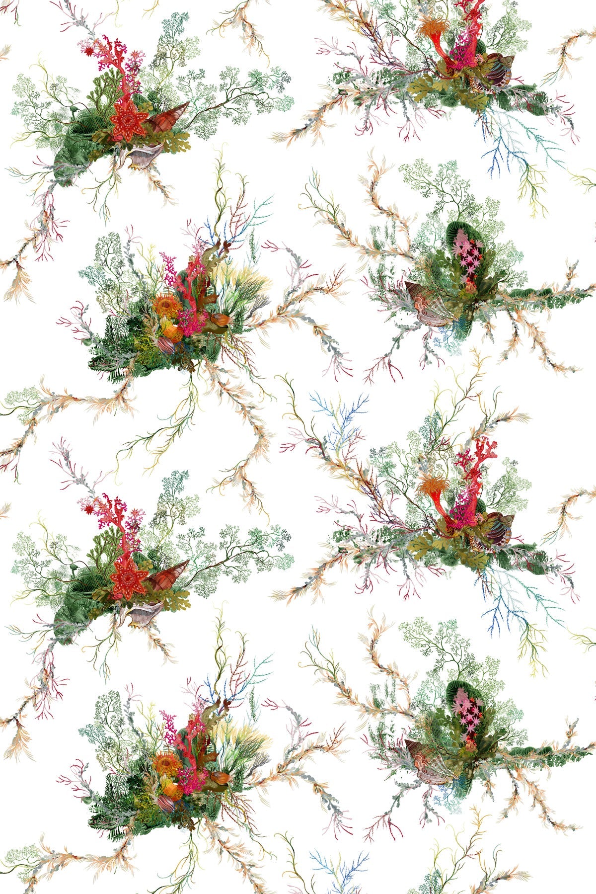 seaweed and shell wallpaper by timorous beasties on adorn.house